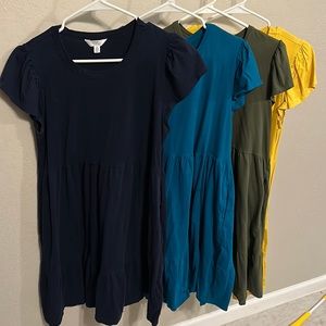 Summer dress haul! 4 dresses, Time and Tru, tiered style with pockets.